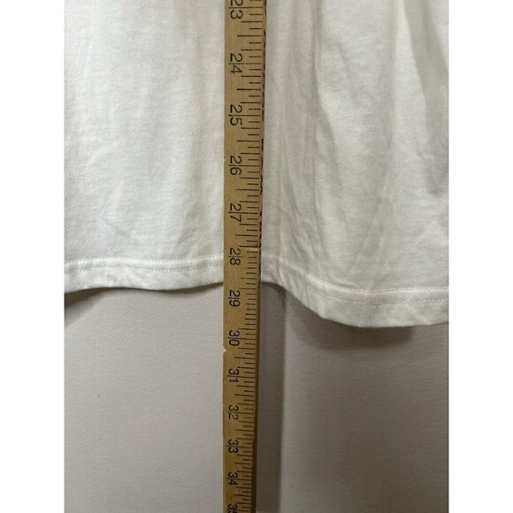 Oddy White Ruffle Short Sleeve Top Casual Blouse Boho Size 2XL NWT - Picture 6 of 10